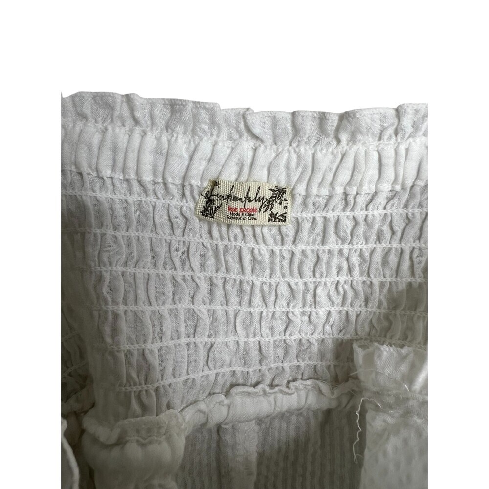 Free People Intimately Morning Light Romantic White Nightie Slip Dress Size Smal - Picture 5 of 6